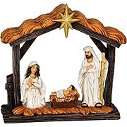 Destination Holiday Resin Nativity Scene Christmas Decor