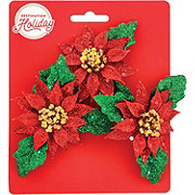 Destination Holiday Mini Christmas Ornaments - Poinsettias