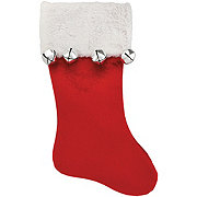 Destination Holiday Velvet Christmas Stocking with Bells