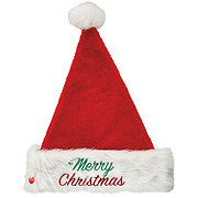 Destination Holiday Merry Christmas Light Up Santa Hat