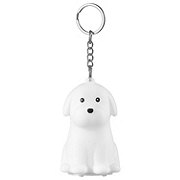 Globe Squish Dog Light Up Keychain