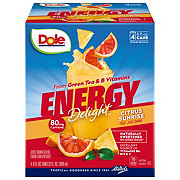 Dole Energy Delight Fruit Juice 8 oz Cans - Citrus Sunrise 