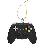 Destination Holiday Game Controller Glass Christmas Ornament