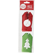 Destination Holiday Metallic Cutout Christmas Gift Tags