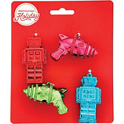 Destination Holiday Mini Christmas Ornaments - Robots