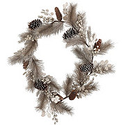 Destination Holiday Pinecone & Berries Christmas Garland - Champagne Glitter