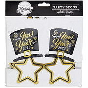 Destination Holiday 2025 New Year Star Paper Glasses