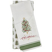 Destination Holiday Christmas Kitchen Towel Set - Trees, 2 pk