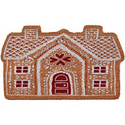 Destination Holiday Gingerbread House Coir Christmas Doormat