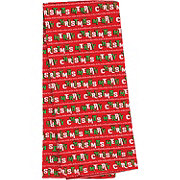 Destination Holiday Christmas Kitchen Towel - Red Merry Christmas