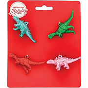 Destination Holiday Mini Christmas Ornaments - Glitter Dinos