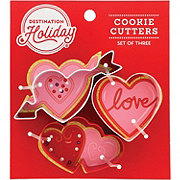 Destination Holiday Heart Shaped Valentine's Cookie Cutters