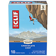 Clif Bar 10g Protein Energy Bars - Chocolate Chip