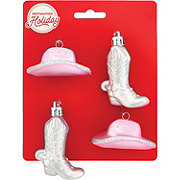 Destination Holiday Mini Christmas Ornaments - Cowgirl Set