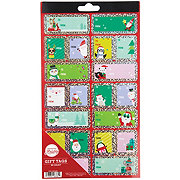 Destination Holiday Christmas Sticker Gift Tags - Santa & Friends