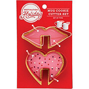 Destination Holiday Mug Cookie Cuter Set - Lips & Heart