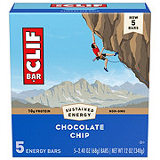 Clif Bar 10g Protein Energy Bars - Chocolate Chip