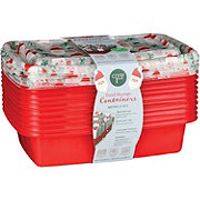 Core Kitchen Christmas Food Storage Containers - Santa