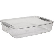 Destination Holiday Wide Latching Storage Bin - Clear