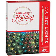 Destination Holiday Net Multi Color Christmas Lights - Green Wire