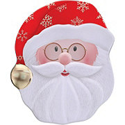 Destination Holiday Santa Head Christmas Tin Container