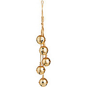 Destination Holiday Hanging Gold Christmas Bells