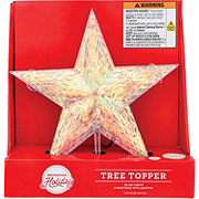 Destination Holiday Prismatic Star LED Christmas Tree Topper