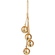 Destination Holiday Hanging Gold Christmas Bells