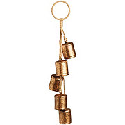 Destination Holiday Hanging Copper Christmas Bells