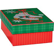 Destination Holiday Vintage Skates Christmas Gift Box, Small