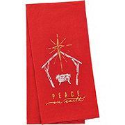 Destination Holiday Christmas Kitchen Towel - Peace On Earth