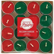 Destination Holiday Christmas Tea Light Candles - Red & Green, 32 ct