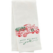 Destination Holiday Christmas Kitchen Towel - Red Truck