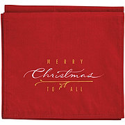 Destination Holiday Merry Christmas To All Table Runner - Red