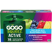 GoGo SqueeZ Active Electrolyte Blueberry Strawberry Lemon