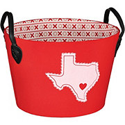 Destination Holiday Canvas Texas Heart Valentine's Basket