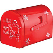 Destination Holiday Santa Delivery Christmas Tin Mailbox