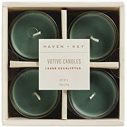 Haven + Key Scented Votive Candle Set - Sage Eucalyptus