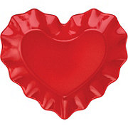 Destination Holiday Scalloped Heart Melamine Valentine's Platter