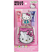 Hello Kitty Flavoured Lip Gloss & Purse Set - Cotton Candy & Grape