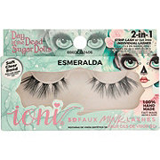 ioni Day of the Dead Sugar Dolls 3D Faux Mink Smokey Cluster Cateye - Esmeralda