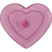 Destination Holiday Frosted Heart Valentine's Plate - Purple