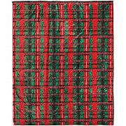 Destination Holiday Christmas Throw Blanket - Red & Green Plaid