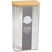 Destination Holiday Plastic Storage Container with Bamboo Lid