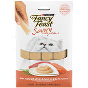 Fancy Feast Savory Puree Naturals Cat Treats - Salmon & Tuna