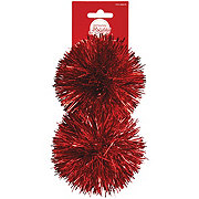 Destination Holiday Pom Pom Bows - Red