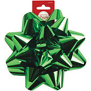 Destination Holiday Metallic Christmas Bow - Green