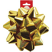 Destination Holiday Metallic Christmas Bow - Gold