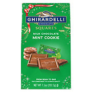 Ghirardelli Squares Milk Chocolate Mint Cookie Christmas Candy