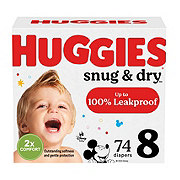 Huggies Snug & Dry Baby Diapers - Size 8